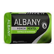 SABONETE ALBANY SUAVE 85G HOMEM VERDE