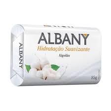 SABONETE ALBANY SUAVE 85RGR BRANCO ALGODAO