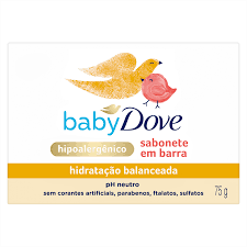 SABONETE DOVE BABY 75GR HIDRATAÇÃO BALANCEADA