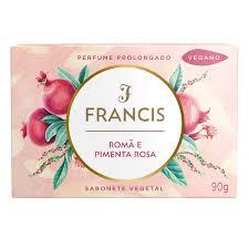 SABONETE ROMÃ E PIMENTA ROSA FRANCIS 90GR