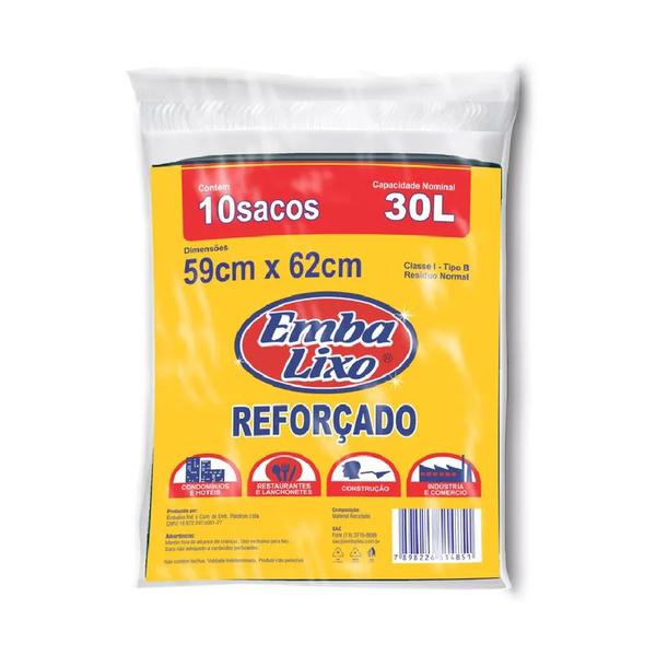 SACO LIXO EMBALIXO 30L 10UND