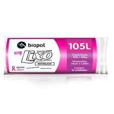 SACO LIXO ROLO PINK LAR REFORC 105L 76X105 C/10UND
