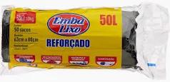 SACO P/LIXO EMBALA LIXO REFORCADO 50LTS C/10