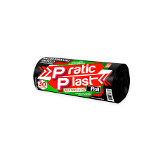 SACOLA PLAST LIXO PRATIC PLAST 30 LITROS REFORÇADO PRETO