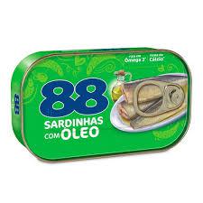 SARDINHA ÓLEO 88 LATA 125G