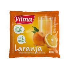 SUCO EM PÓ VILMA LARANJA 110GR