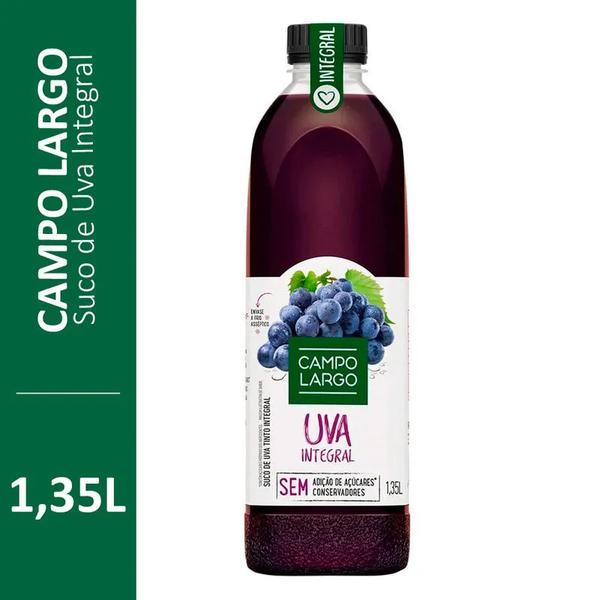 SUCO INTEGRAL CAMPO LARGO 1350ML UVA
