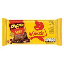 TABLETE CHOCOLATE AO LEITE GAROTO CROCANTE 80GR