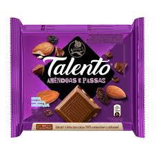TALENTO TAB CHOC AMENDOA PAS 85GR