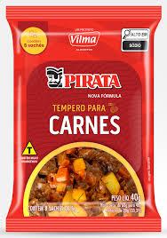 TEMPERO EM PO PIRATA CARNES 40G