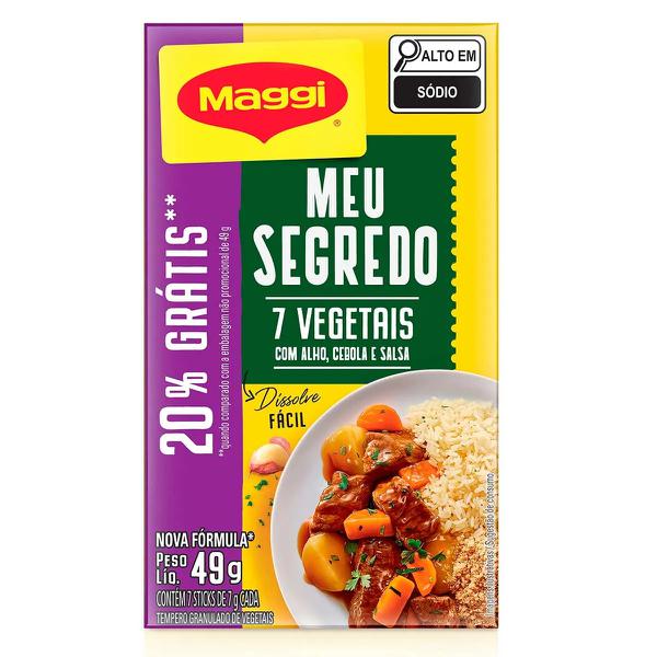TEMPERO MAGGI MEU SEGREDO ALHO CEBOLA SALSA 49G