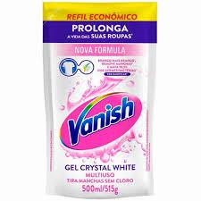 TIRA MANCHAS EM GEL VANISH CRYSTAL WHITE 500ML