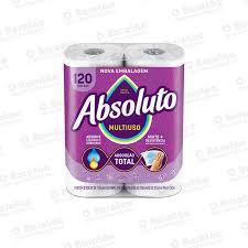 TOALHA PAPEL ABSOLUTO MULTIUSO 120 FOLHAS C/ 2