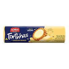 TORTINHA ADRIA CHOCOLATE BRANCO 140GR
