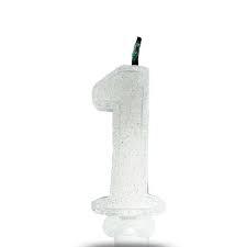 VELA DE ANIV SUPER BRANCA N 1 SABOR FESTA