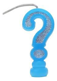 VELA INTERROGACAO AZUL C1