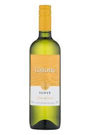 VINHO DE MESA BRANCO SUAVE GALIOTTO 750ML
