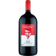 VINHO GALLIOTO DE MESA SUAVE 2LITROS
