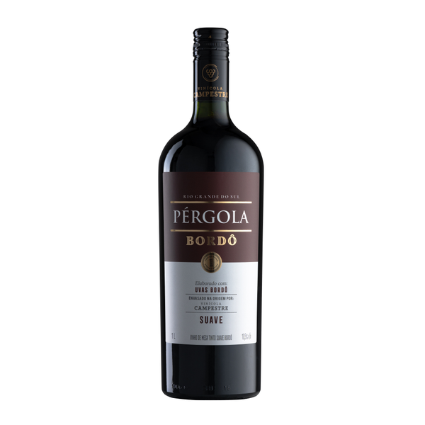 VINHO PERGOLA TINTO SUAVE BORDO 1LT