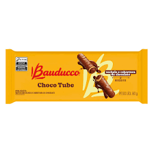 WAFER BAUDUCCO 80GR CHOCO BISCUIT TUBE