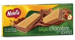 WAFER CHOCOLATE E AVELA NINFA 100GR