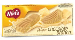 WAFER NINFA CHOCOLATE BRANCO 84GR