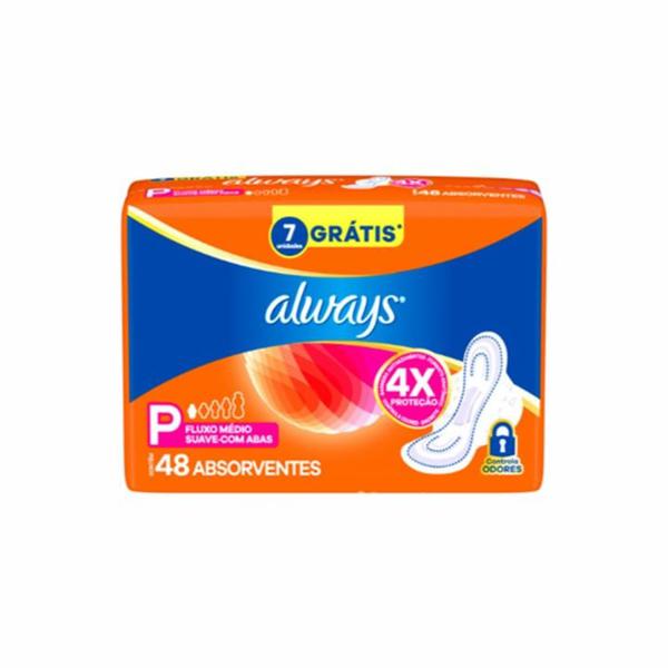ABS ALWAYS MAXI SUAVE C/ABAS P 48UN