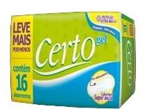 ABS CERTO C/AB GEL 16UN PC