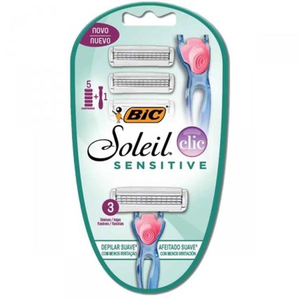 AP BARB BIC SOLEIL CLIC SENSITIV C/5 CAR