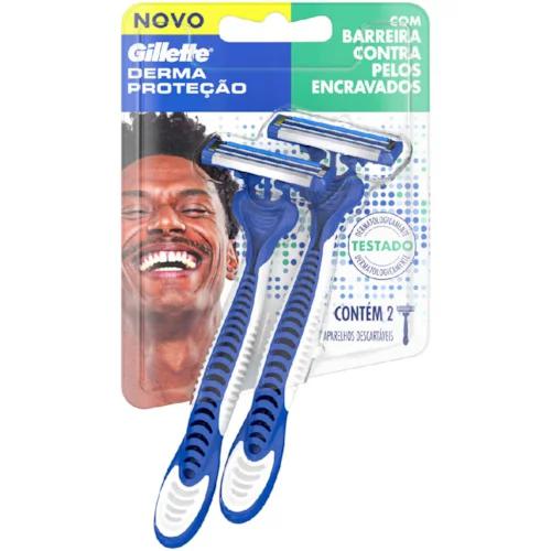 AP BARB GILLETTE DERMA PROTEC 2UN