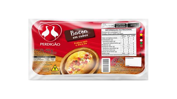 BACON CUBOS PERDIGAO 400G