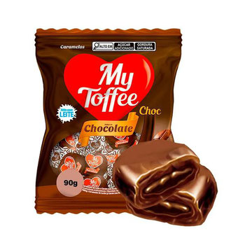 BALA MY TOFFEE 90G LEITE C/CHOC