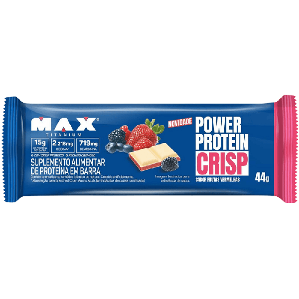 BARRA POWER PROTEIN CRISP F.VERM 44G