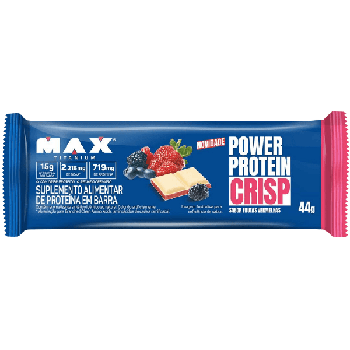 BARRA POWER PROTEIN CRISP F.VERM 44G