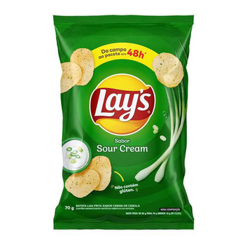 BATATA ELMA CHIPS CREAM LAYS 70G