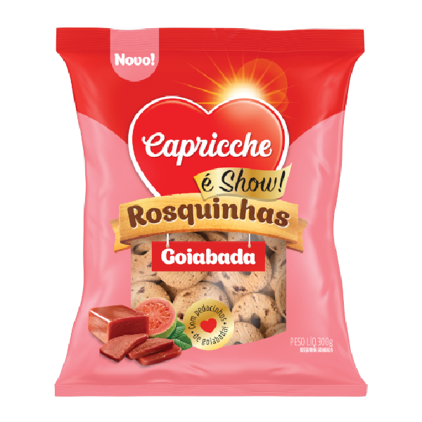 BISC ROSQ GOIABADA CAPRICCHE 300G