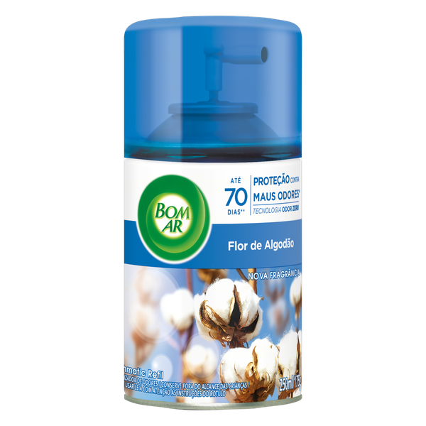 BOM AR FRESHMATIC 250ML FLOR ALGODAO RF