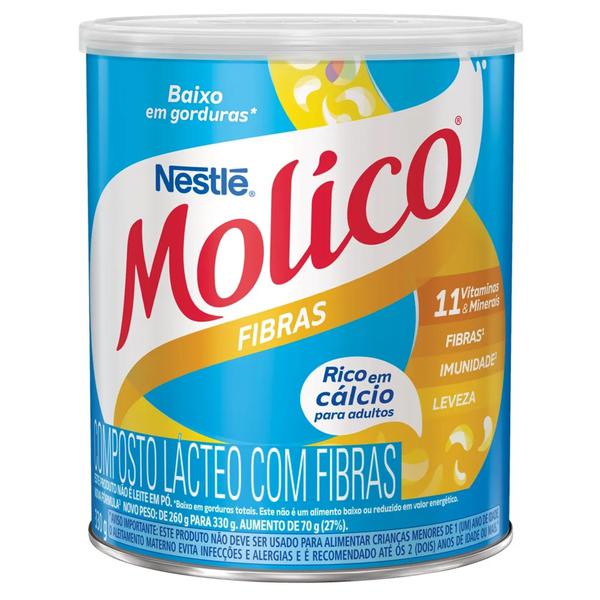 COMPOSTO LACTEO FIBRAS MOLICO 330G