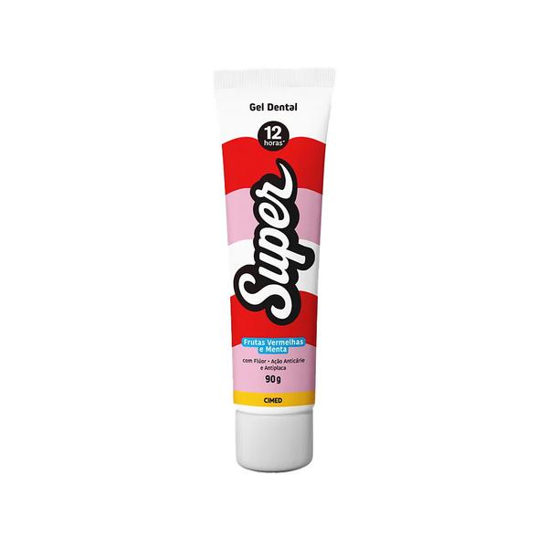 CR DENT CIMED SUPER  90G FRUTAS VERM