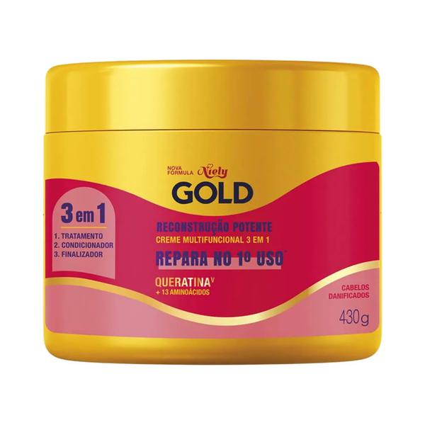 CR TRAT NIELY GOLD 430G RECONST POTENTE