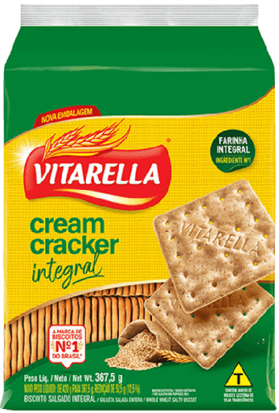 CREAM CRAKER INTEGRAL VITARELLA  367,5G