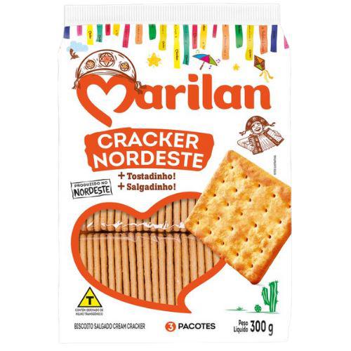 CREAM CRAKER NORDESTE MARILAN 300G