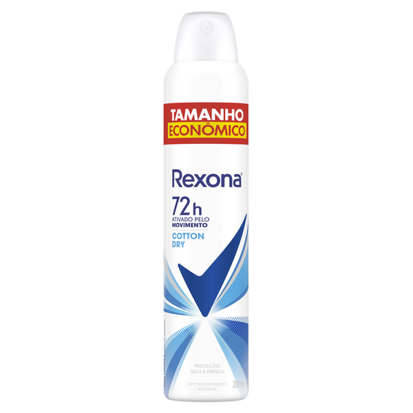 DES AER REXONA 200ML FEM POWER DRY