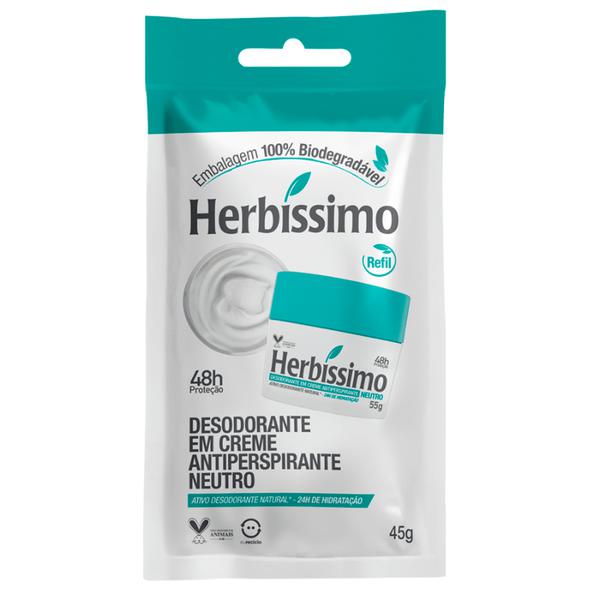 DES CR HERBISSIMO NEUTRO 45G REFIL