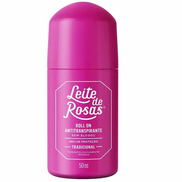 DES ROLL LEITE ROSAS 50ML TRAD