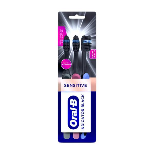 ESC DENT ORAL-B INDICATOR BLACK 3UN