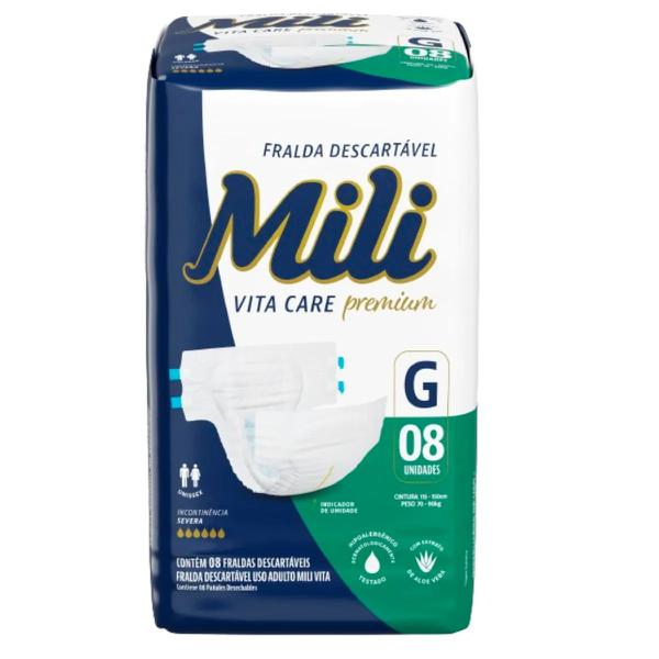 FRALDA ADULTO MILI VITA COMFORT G 8UN