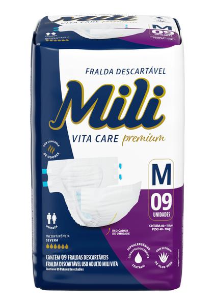 FRALDA ADULTO MILI VITA COMFORT M 9UN