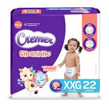 FRALDA CREMER SHORTINHO JUMBO XXG 22UN