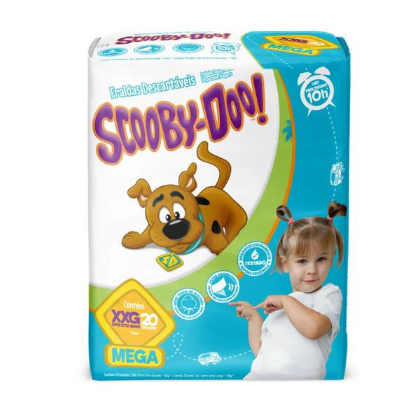 FRALDA SCOOBY DOO BABY MEGA XXG 20UN